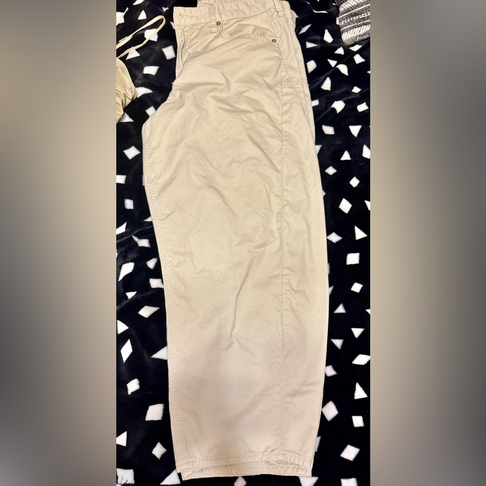 Abercrombie & Fitch Light Tan Curve Love Pants